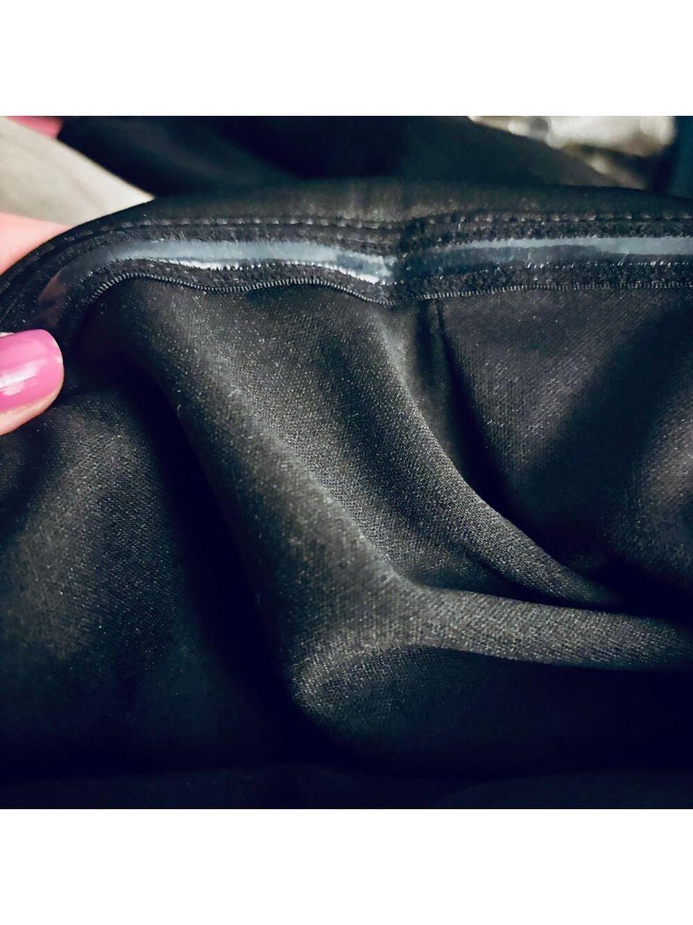 Black Strapless Wide Leg Jumpsuit M - Picture 7 of 8